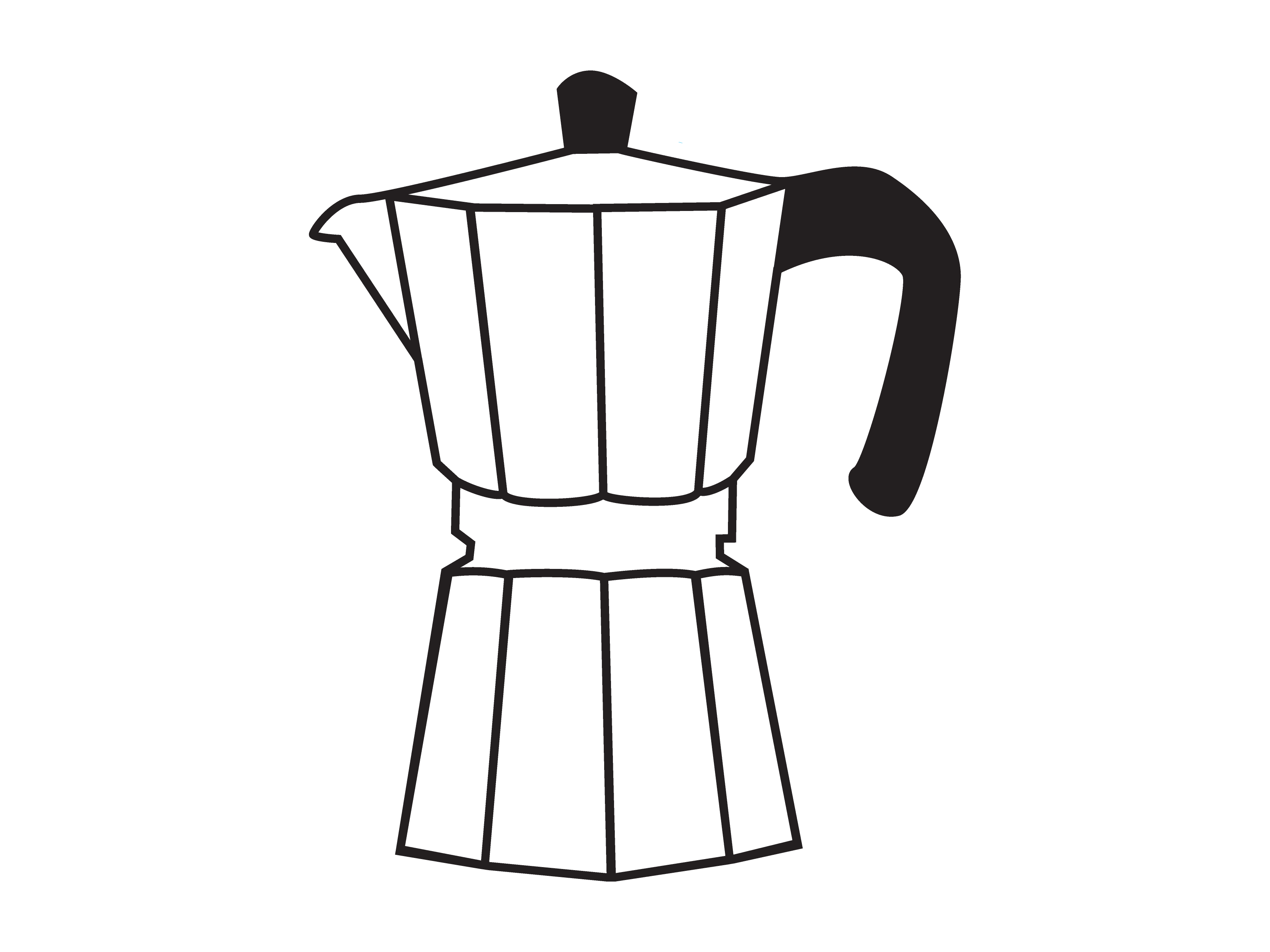 Home coffee preparation - Moka pot