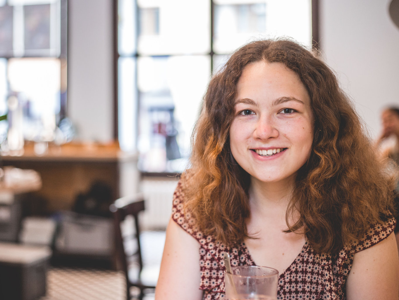 Anna Hořejší, manager of café Podolská