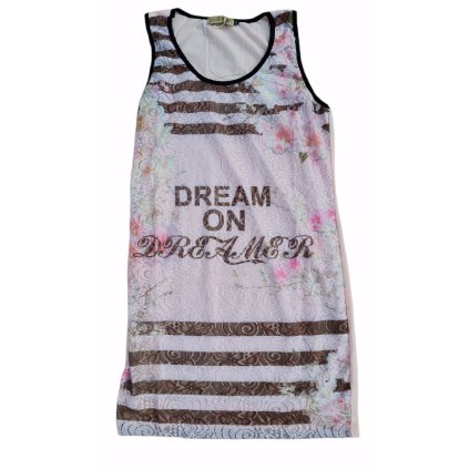 Dámské tílko dvouvrstvé 1265 DREAM ON - růžové