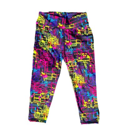 Dámské 3/4 legíny C-L803 - barevné (Velikost L/XL)