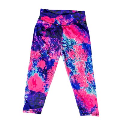 Dámské 3/4 legíny C-L803 - barevné (Velikost L/XL)