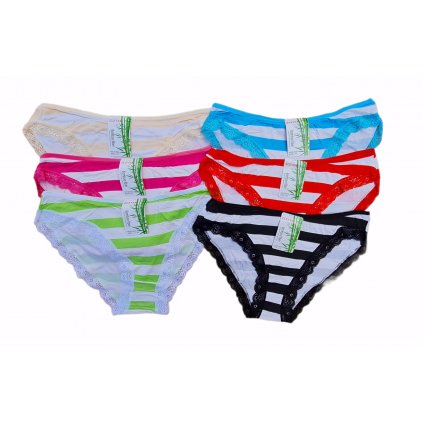 3pack dámské bambusové kalhotky B1859 - mix barev