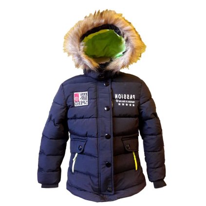 Chlapecká zimní bunda- Wolf B2868 černá