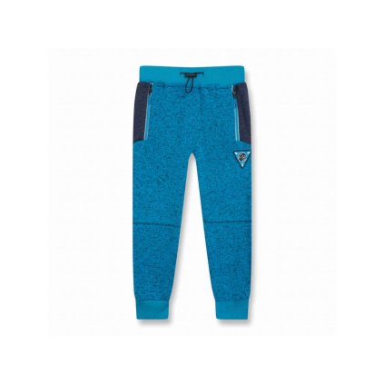 Unisex outdoorové tepláky KUGO HM1851 - tyrkysové