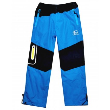 Unisex zateplené šusťákové kalhoty KUGO D951 - světle modré