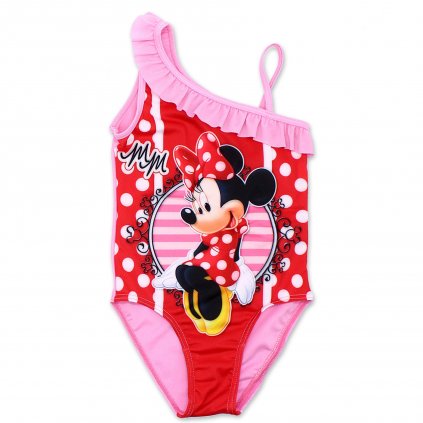 Dívčí plavky jednodílné Minnie swim-64 - světle růžové