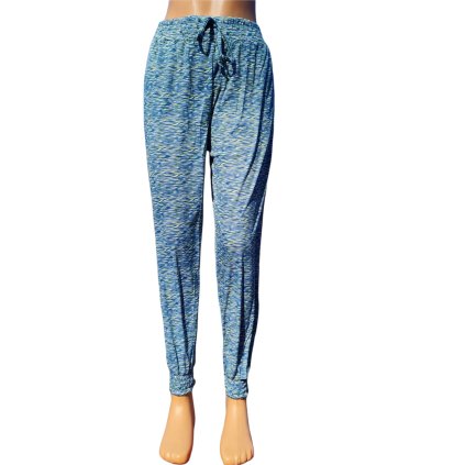 Dámské volné kalhoty D13 - zelené (Velikost XL/XXL)