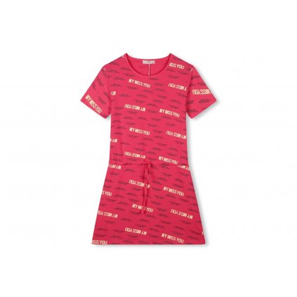 Dívčí šaty HS0658 Kugo  - růžové