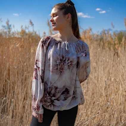 Dámská halenka 0107 - květina