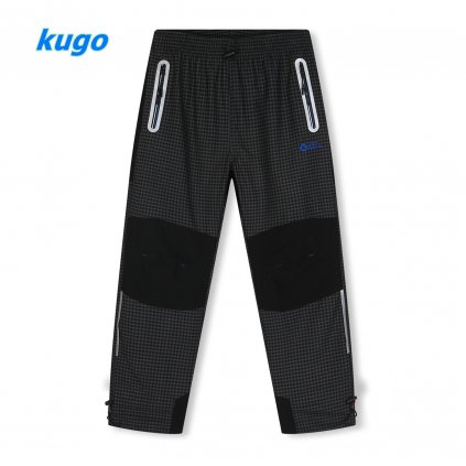 Dívčí / chlapecké outdoorové kalhoty KUGO G9658- šedé (Velikost 164)
