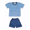 Dětské pyžamo s krátkým rukávem CK1133  - modré