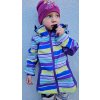 Dívčí softshellová bunda - NEVEREST I-42612 - fialová pruhovaná (Velikost 146)