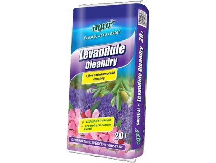 Agro substrát na levandule