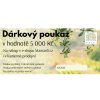 Dárkový poukaz v hodnotě 5 000 Kč