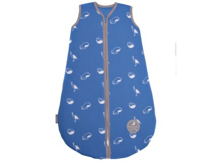 Natulino extra tenký letní dětský spací pytel, ANIMALS NAVY / GREY, 1vrstvý, L (12 - 18 měsíců)