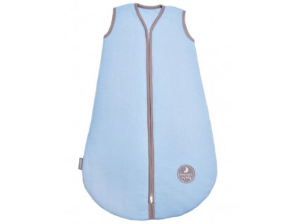 Natulino dětský spací pytel pro miminko, NATURAL BLUE / WARM GREY,2vrstvý, L (12 - 18 měsíců)