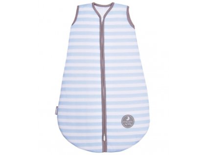 Spací pytel pro děti, BLUE STRIPES / WARM GREY,