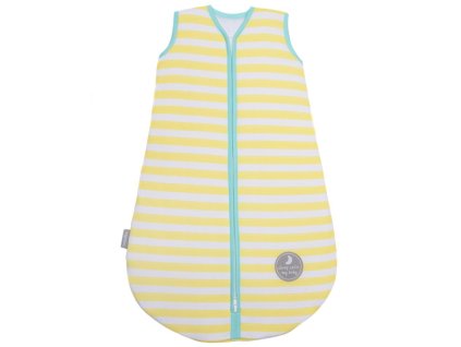 Spací pytel pro děti jaro/podzim, velikost L, YELLOW STRIPES / MINT,