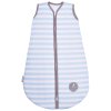 Natulino dětský spací pytel pro miminko, BLUE STRIPES / WARM GREY, 2vrstvý, N (0 -3 měsíce)