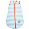 Natulino zimní spací pytel pro miminko, MINT STRIPES / ORANGE, 3vrstvý, N (0 - 3 měsíce)
