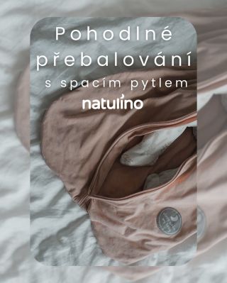 🇨🇿Věděli jste, že spací pytel Natulino usnadňuje přebalování díky zipu, který se rozepíná odspodu? ☺️🤔 Zjistěte víc přes...