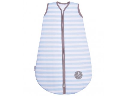 1818 natulino detsky letni spaci pytel pro miminko blue stripes warm grey 1vrstvy s 0 6 mesicu