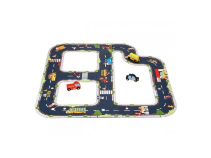 Tooky Toys Puzzle cesta Mesto