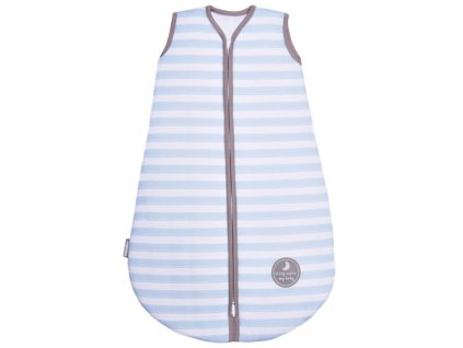 1809 natulino detsky letni spaci pytel pro miminko blue stripes warm grey 1vrstvy m 6 12 mesicu