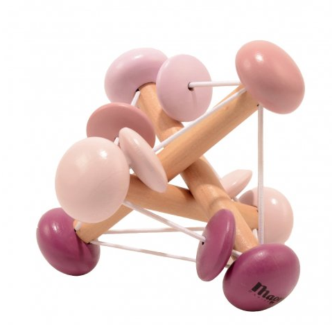 Magni Hrkálka elastická Ružová