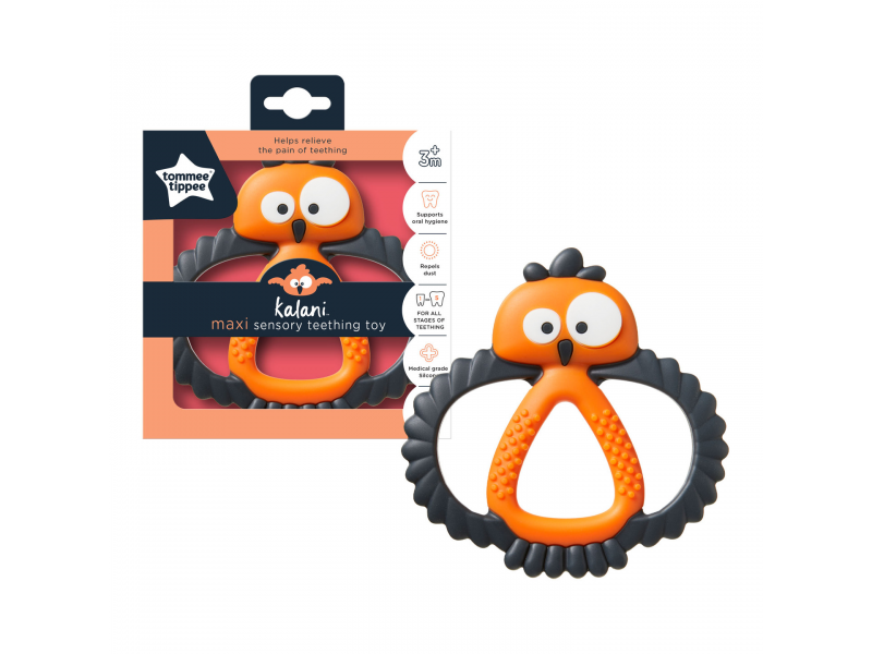 Tommee Tippee Hryzátko senzorické Kalani Maxi oranžové