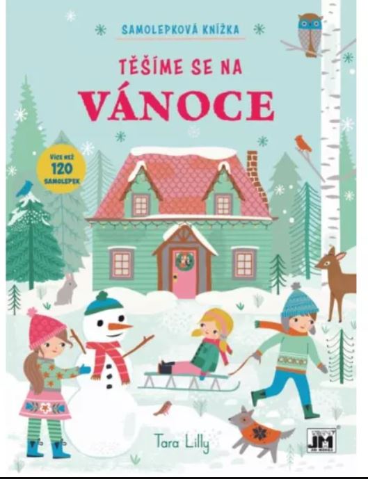 Jiri Models Tešíme sa na Vianoce Samolepková knižka CZ Verzia