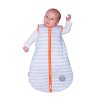 2376 natulino detsky zimni spaci pytel pro miminko blue stripes orange 3vrstvy s 0 6 mesicu