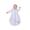2571 natulino detsky zimni spaci pytel pro miminko natural white grey little leaves blue 3vrstvy m 6 12 mesicu