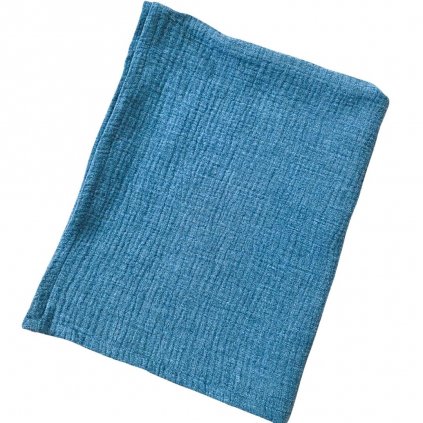 Mušelínová deka Šedá