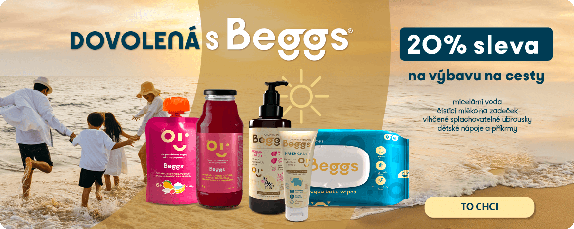 Dovolená s Beggs – 20% sleva na výbavu na cesty