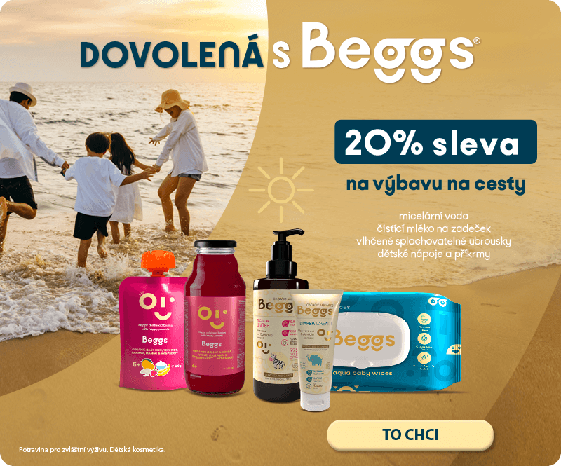 Dovolená s Beggs – 20% sleva na výbavu na cesty
