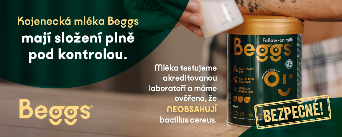 Informace k bezpečnosti kojeneckých mlék Beggs