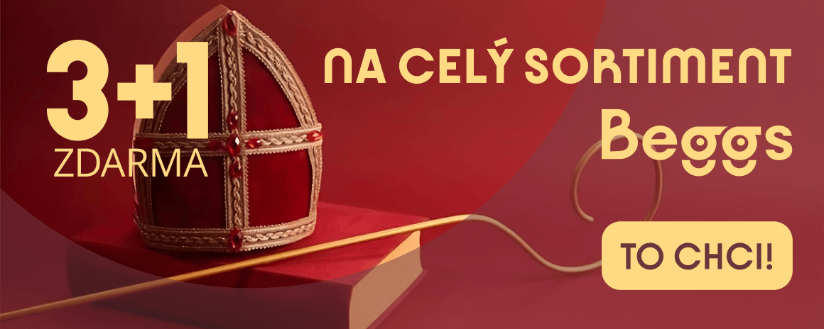 3+1 zdarma na vše od Beggs!