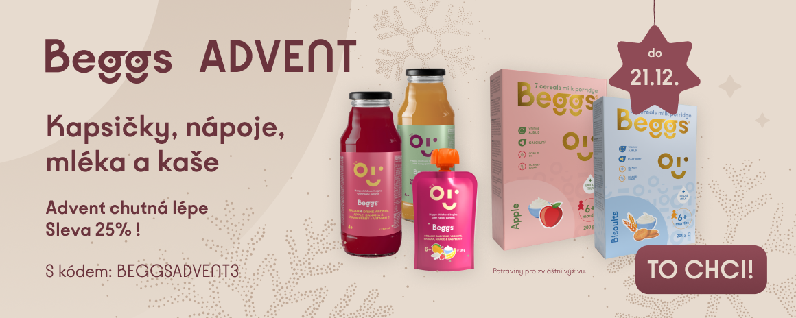 Objevte adventní týdny Beggs se slevou 25%!