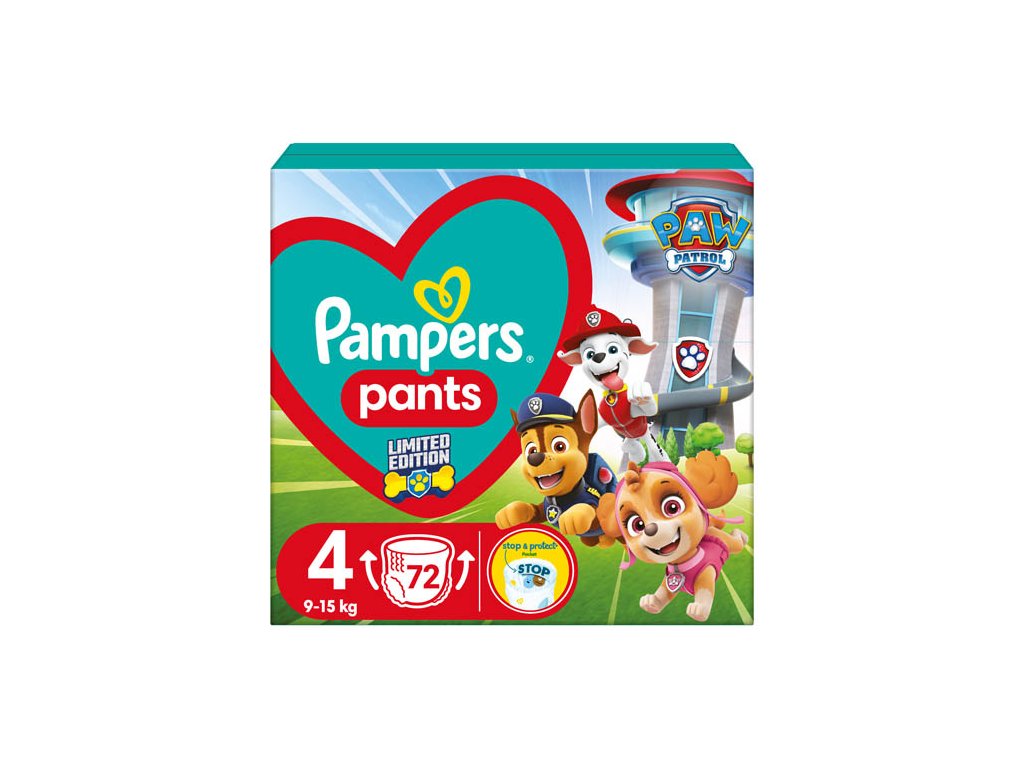 5995 2 pampers pants carry pack paw patrol plenkove kalhotky vel 4 72 ks