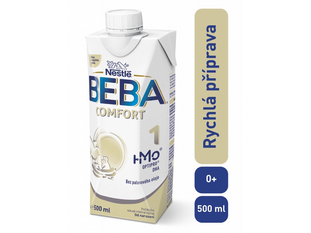 BEBA Comfort 1 HM-O, tekuté počáteční mléko (500 ml)