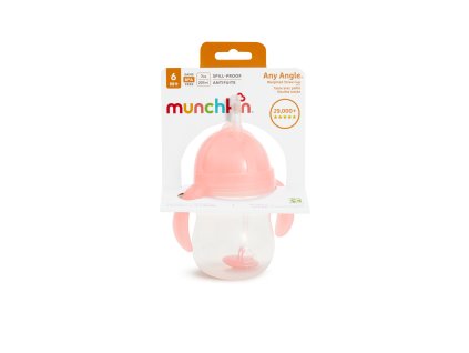 Munchkin Click Lock™ Tip & Sip hrneček (207 ml), růžový