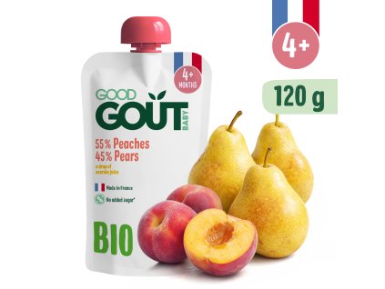 Good Gout BIO Broskev s hruškou (120 g)