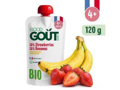 Good Gout BIO Jahoda s banánem (120 g)