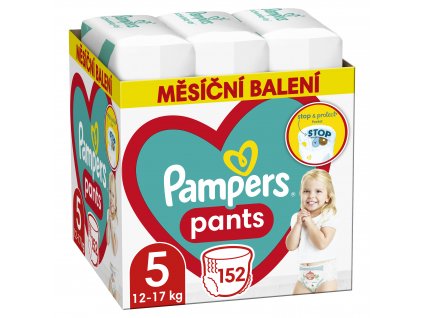 5968 11 pampers pants mesicni baleni plenkovych kalhotek vel 5 152 ks