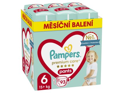 5884 1 pampers premium care mesicni baleni plenkovych kalhotek vel 6 93 ks