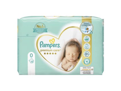 5842 pampers premium care mid pack detske jednorazove pleny vel 0 30 ks