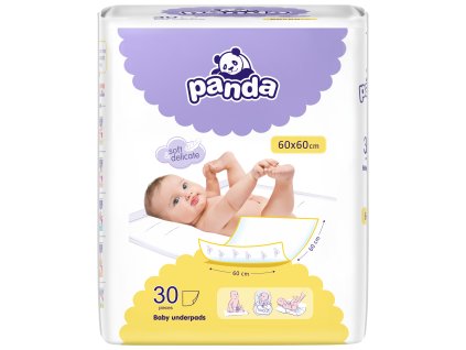 6534 1 panda detske prebalovaci podlozky 60 60 cm 30 ks