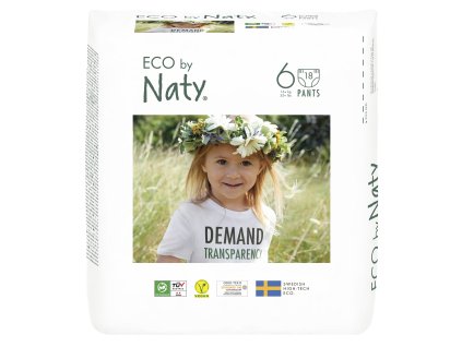 6765 eco by naty xl 16 kg 18 ks eko plenkove kalhotky