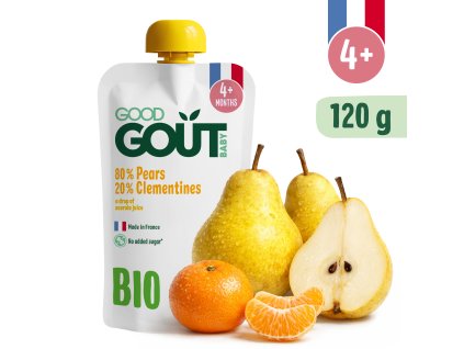 Good Gout BIO Hruška s klementinkou (120 g)
